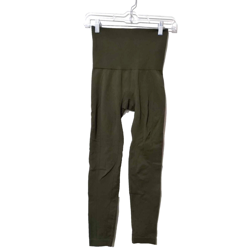 Women's Olive Green High Waisted Compression Leggings Size XS? See Measurements